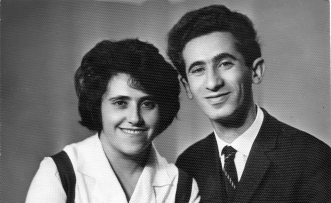 Лида Камень и Барух Подольский, 1965г.